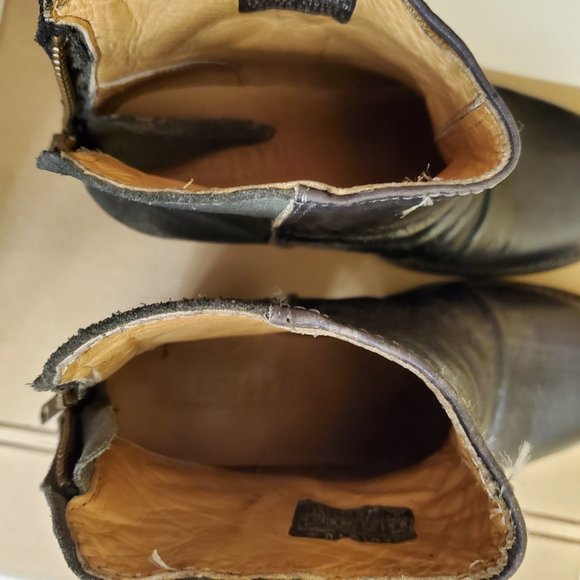 Bed Stu Arcane Black Rustic Leather Ankle Boots - Picture 2 of 5